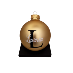 Kerstbal met naam - Goud